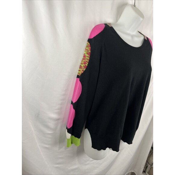 Zaket and Plover Silk-Cotton-Blend Light Weight Polkadot Sweaters Womens Size S - Picture 4 of 11